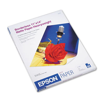 Epson® Premium Matte Presentation Paper, 9 Mil, 11 X 14, Matte Bright White, 50-pack freeshipping - TVN Wholesale